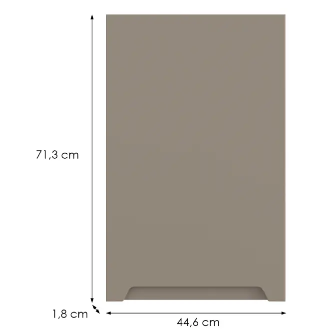 Kuchynská predná časť G45(72) L Q2 K204 Capuccino Matná Gri,2