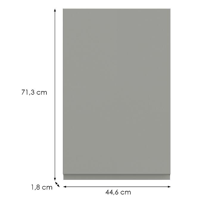 Kuchynská predná časť G45(72) L T8 K261 Sivá Matná Grii,2