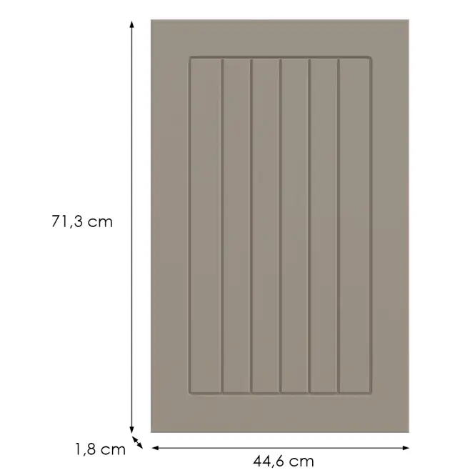 Kuchynská predná časť G45(72)(L/P) H5 K257 Kašmír Matná Grii,2