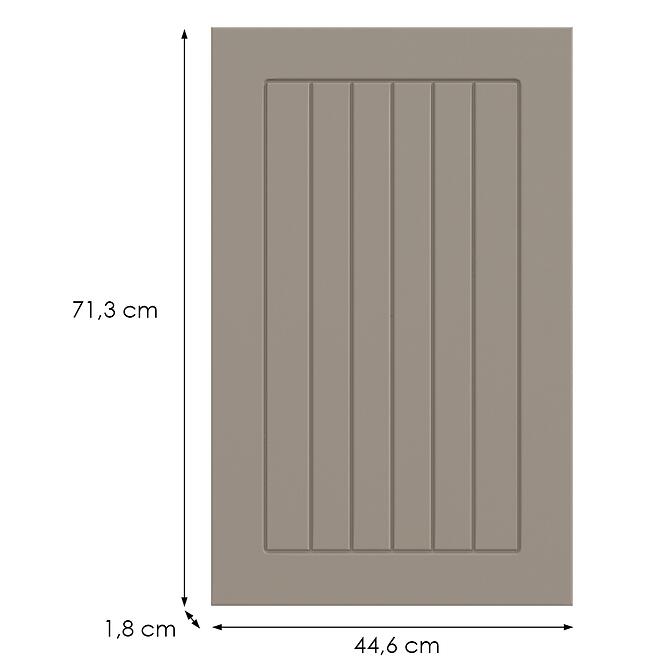 Kuchynská predná časť G45(72)(L/P) H5 K257 Kašmír Matná Grii,2