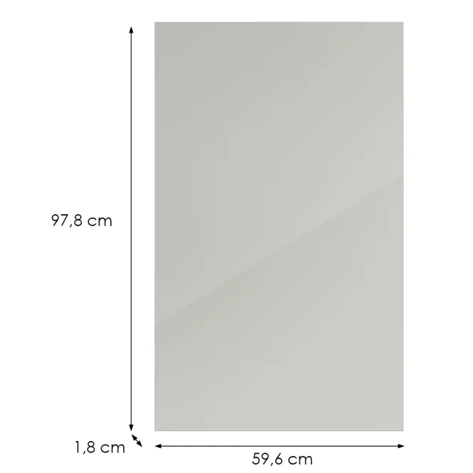 Kuchynská predná časť G60(100)(L/P) L9 K900 Bianco Hg Griii,2