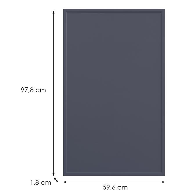 Kuchynská predná časť G60(100)(L/P) O6 K273 Granát Gri,2