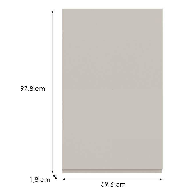 Kuchynská predná časť G60(100) P T8 K943 Kašmír Gri,2