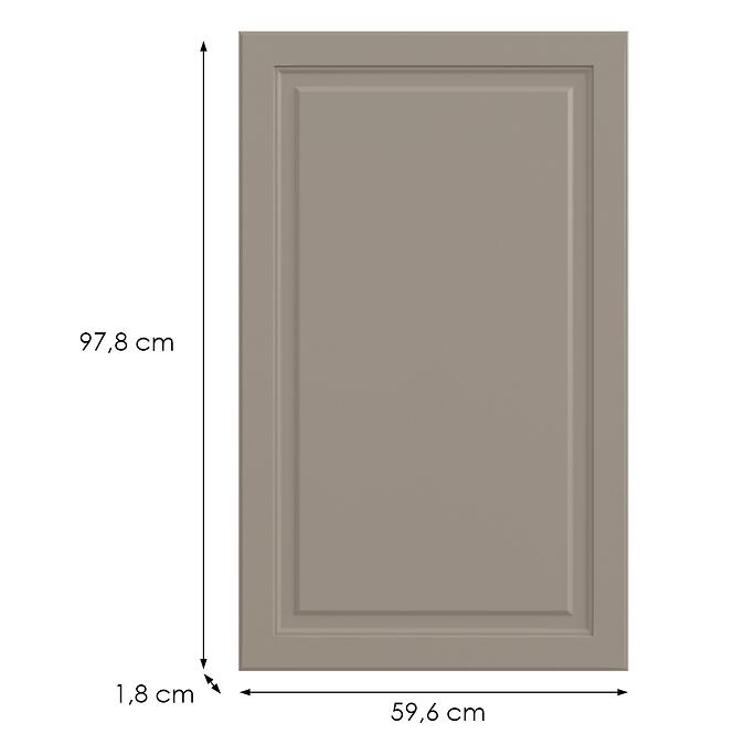 Kuchynská predná časť G60(100)(L/P)  V6 K257 Kašmír Matná Grii,2