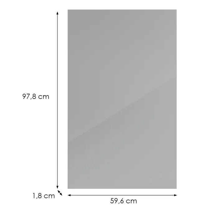 Kuchynská predná časť G60(100)(L/P) L9 K268 Sivá Hg Griii,2