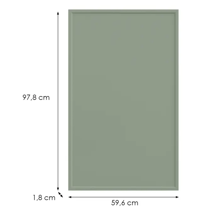 Kuchynská predná časť G60(100)(L/P) O6 K-279 Olivový Grii,2