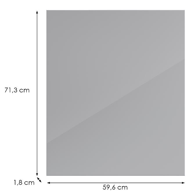 Kuchynská predná časť G60(72)(L/P) L9 K268 Sivá Hg Griii,2
