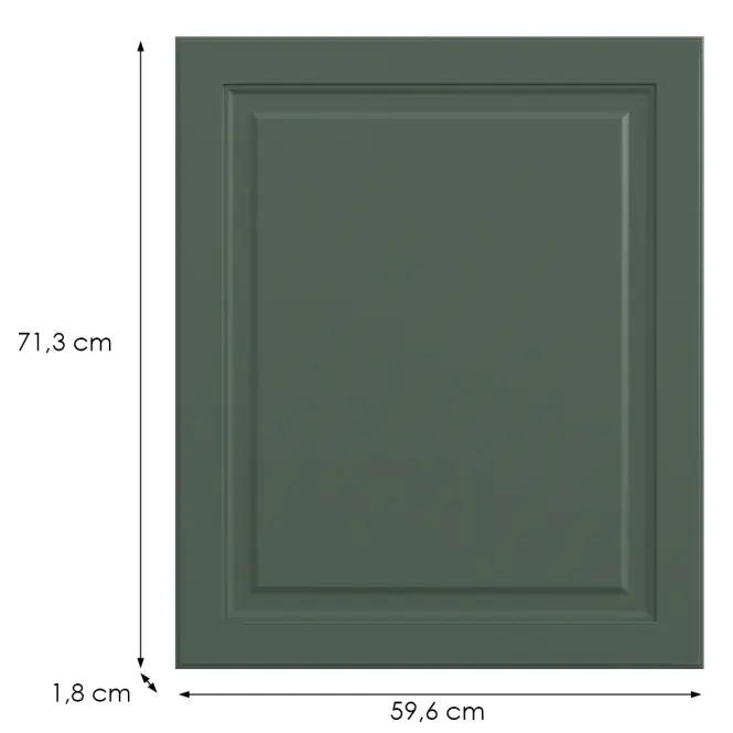 Kuchynská predná časť G60(72)(L/P)  V6 K274 Zelený labrador,2
