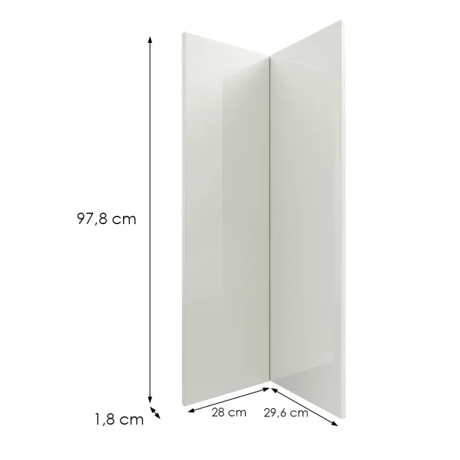 Kuchynská predná časť G60n2(100) L9 K900 Bianco Hg Griii,2
