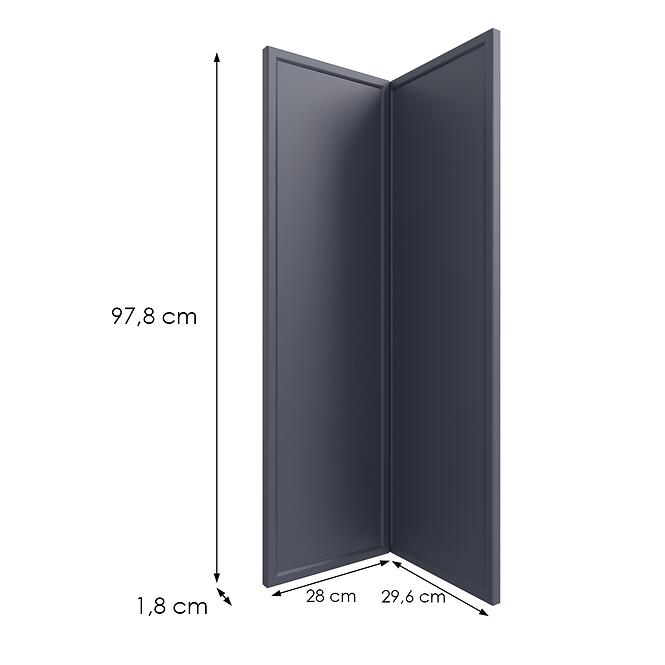 Kuchynská predná časť G60n2(100) O6 K273 Granát Gri,2