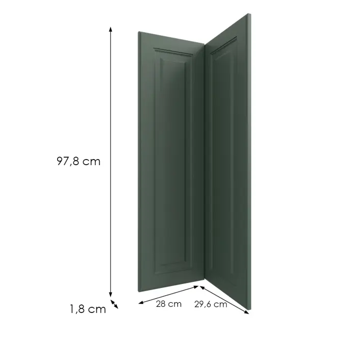 Kuchynská predná časť G60n2(100)(L/P)V6 K274 Zelený labrador Gr,2