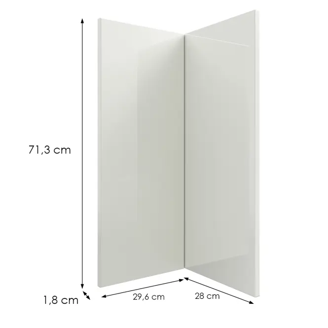 Kuchynská predná časť G60n2(72) L9 K900 Bianco Hg Griii,2