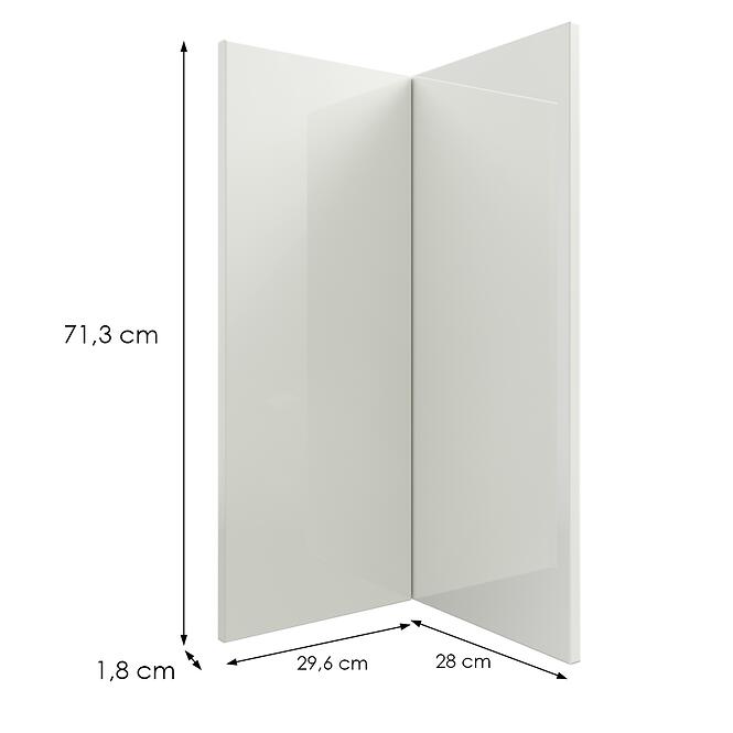 Kuchynská predná časť G60n2(72) L9 K900 Bianco Hg Griii,2