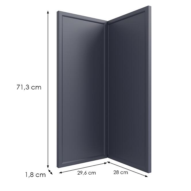 Kuchynská predná časť G60n2(72) O6 K273 Granát Gri