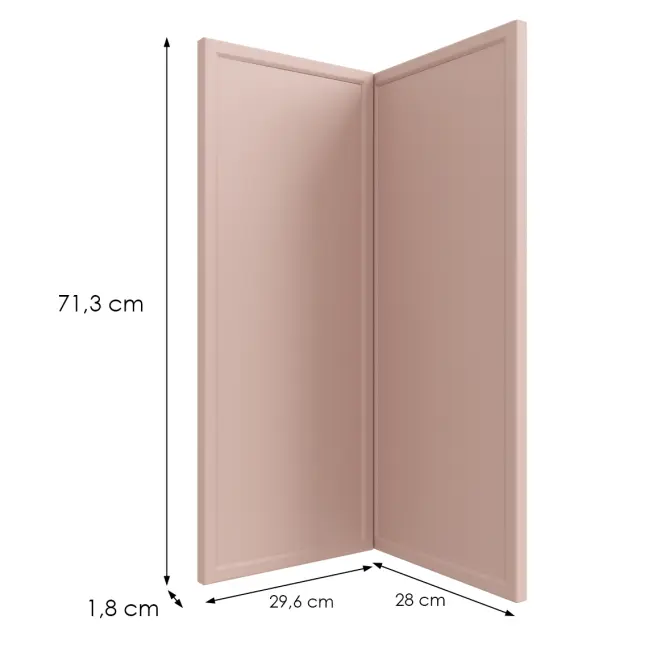 Kuchynská predná časť G60n2(72) O6 K276 Antická ružová Gr Ii,2