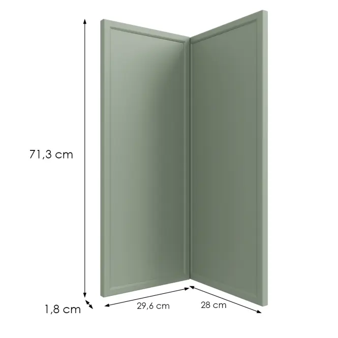 Kuchynská predná časť G60n2(72) O6 K-279 Olivový Grii,2