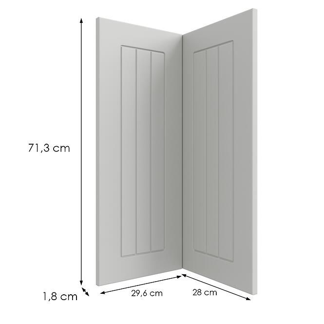 Kuchynská predná časť G60n2(72)  H5 K252 Biely Gr I,2