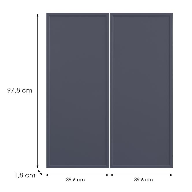 Kuchynská predná časť G80(100) O6 K273 Granát Gri,2
