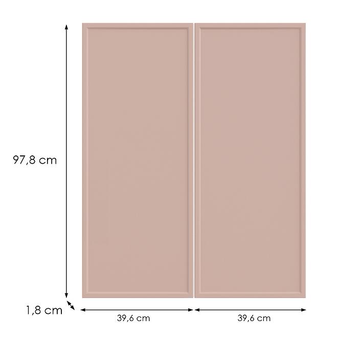 Kuchynská predná časť G80(100) O6 K276 Antická ružová Gr Ii