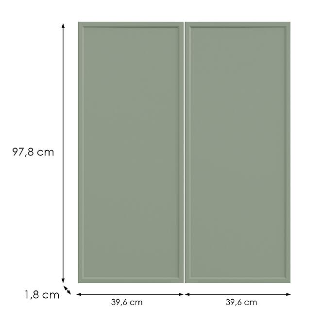 Kuchynská predná časť G80(100) O6 K-279 Olivový Grii,2