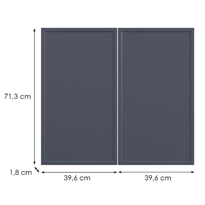 Kuchynská predná časť G80(72) O6 K273 Granát Gri,2