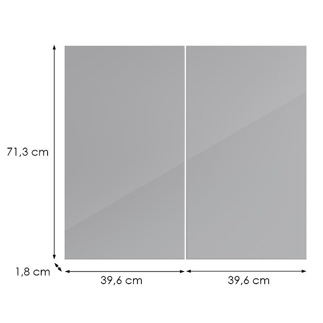 Kuchynská predná časť G80(72) L9 K268 Sivá Hg Griii,2