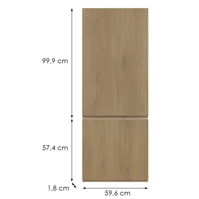 Kuchynská predná časť N60n  T8 K282 Dub Cremona Grii,2