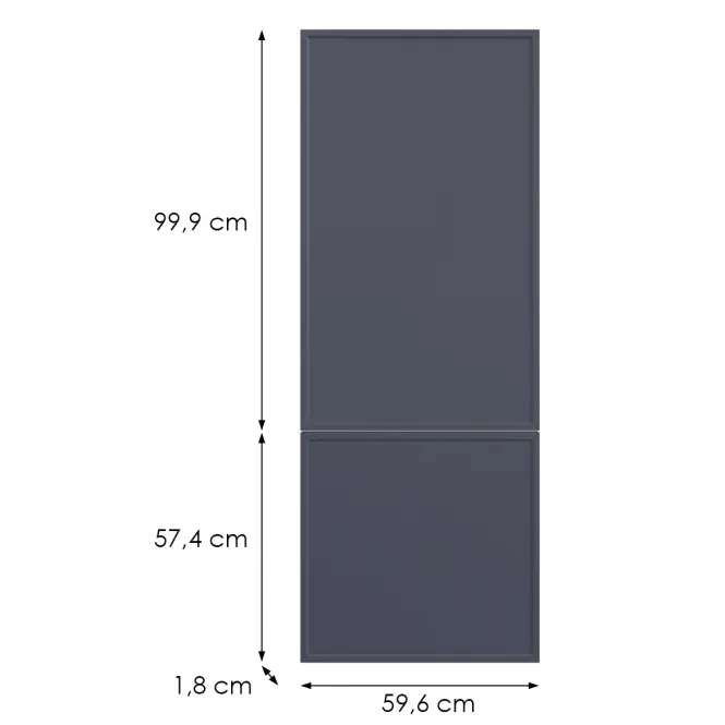 Kuchynská predná časť N60n O6 K273 Granát Gri,2
