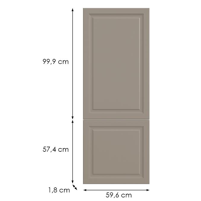 Kuchynská predná časť N60n  V6 K257 Kašmír Matná Grii