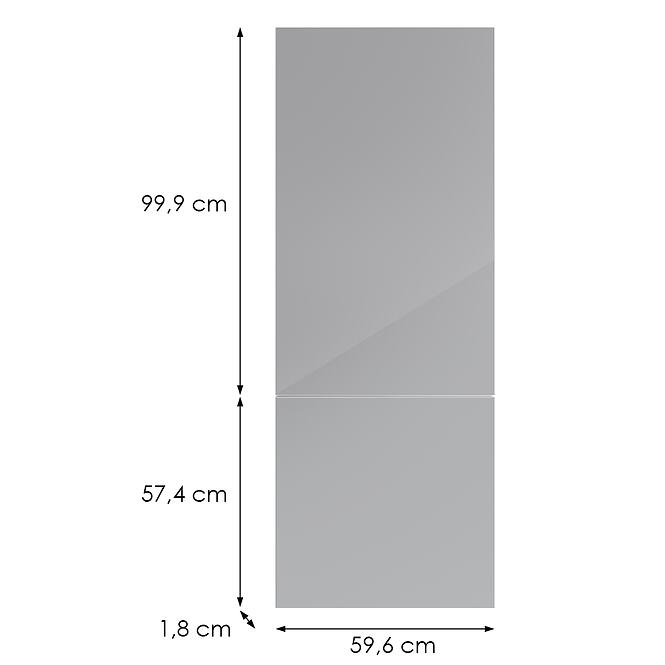 Kuchynská predná časť N60n L9 K268 Sivá Hg Griii,2
