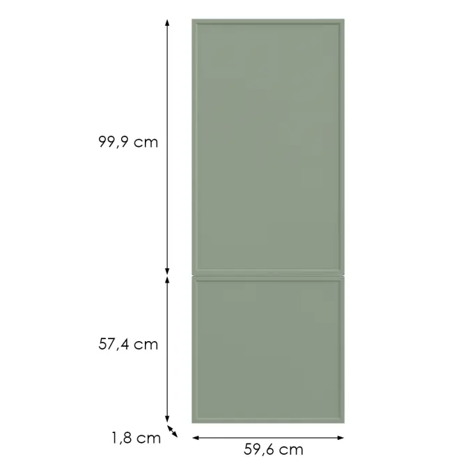 Kuchynská predná časť N60n O6 K-279 Olivový Grii,2