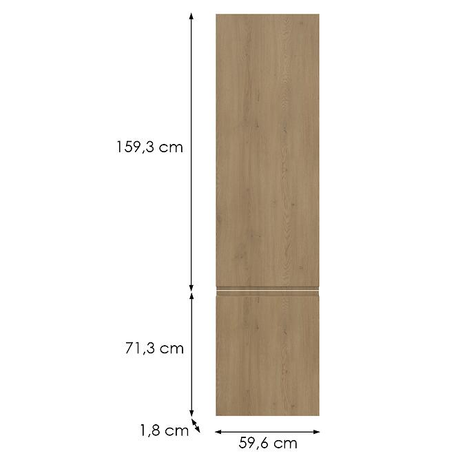 Kuchynská predná časť D60t L T8 K282 Dub Cremona Grii,2