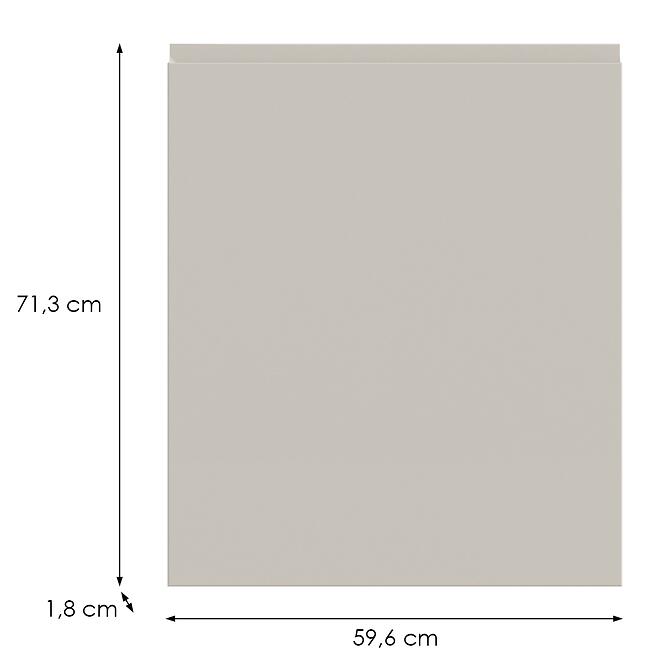 Kuchynská predná časť D60z L T8 K943 Kašmír Gri,2