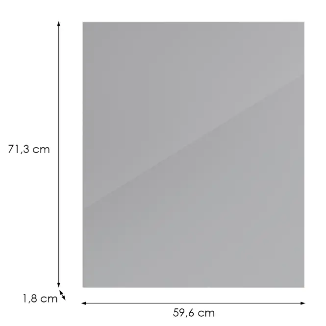 Kuchynská predná časť D60z(L/P) L9 K268 Sivá Hg Griii,2