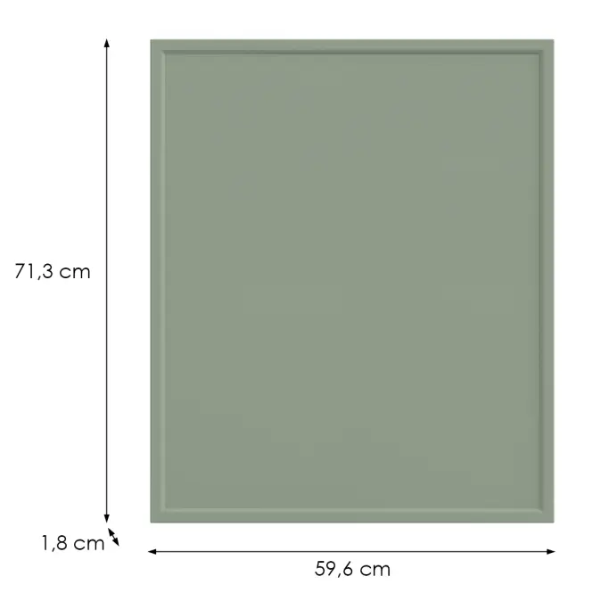Kuchynská predná časť D60z(L/P)O6 K-279 Olivový Grii,2