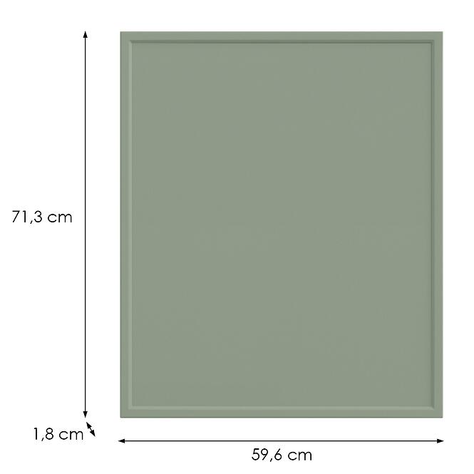 Kuchynská predná časť D60z(L/P)O6 K-279 Olivový Grii,2