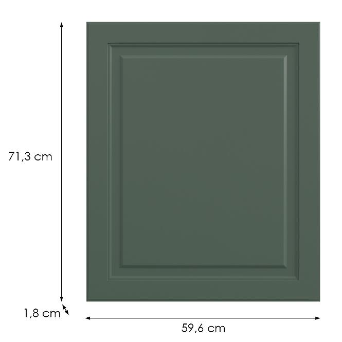 Kuchynská predná časť D60z(L/P)  V6 K274 Zelený labrador Gri