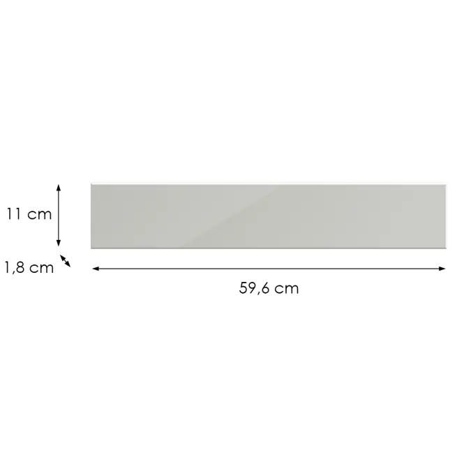 Kuchynská predná časť D60zk L9 K900 Bianco Hg Griii,2
