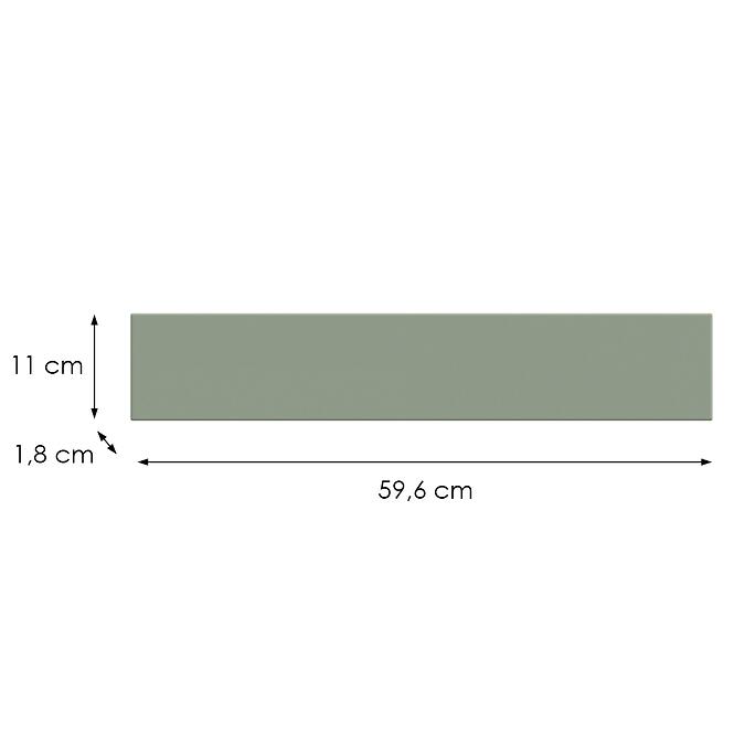 Kuchynská predná časť D60zk O6 K-279 Olivový Grii