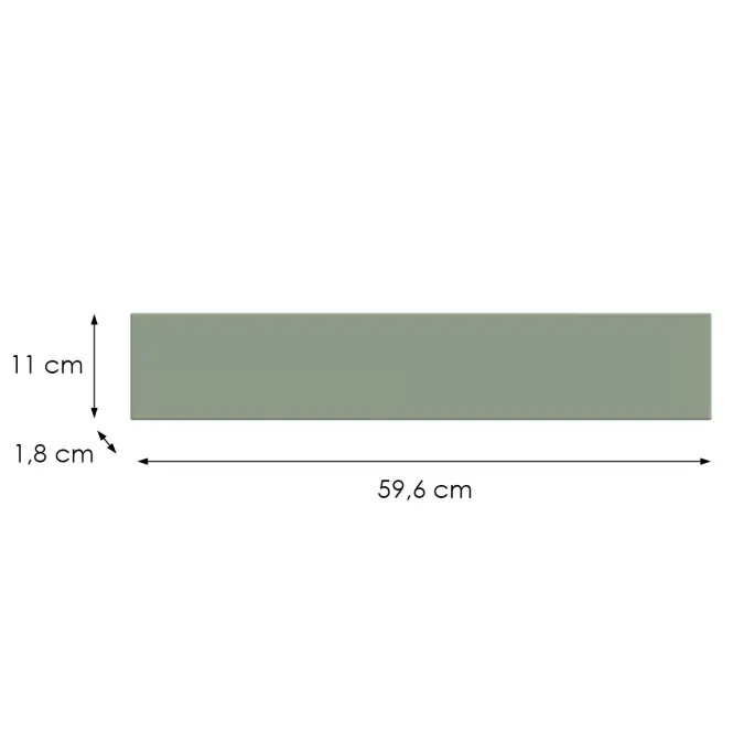 Kuchynská predná časť D60zk O6 K-279 Olivový Grii,2