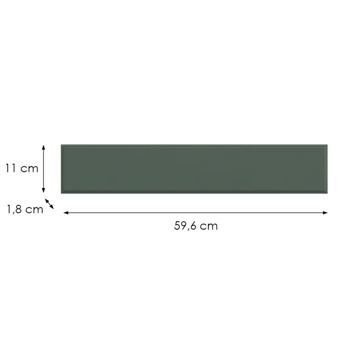 Kuchynská predná časť D60zk  V6 K274 Zelený labrador Gri,2
