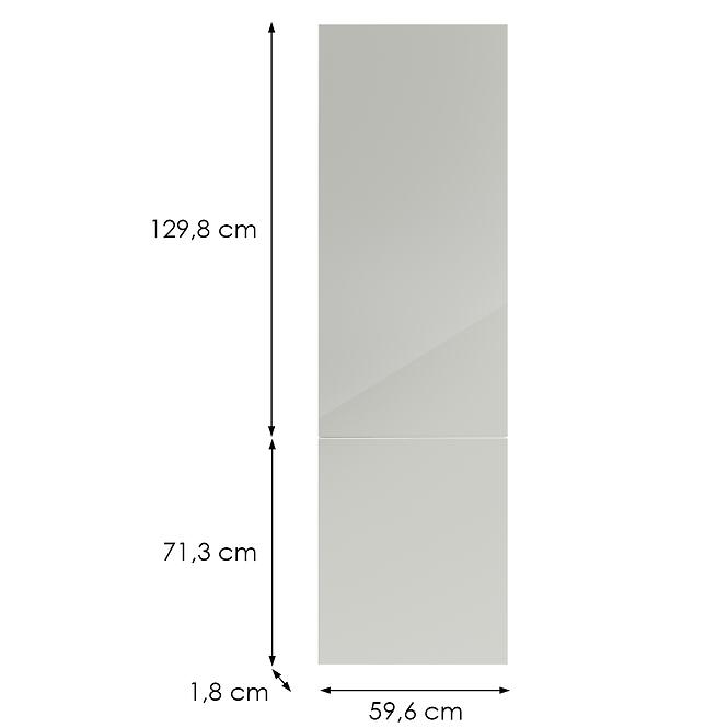 Kuchynská predná časť D60zl(L/P) L9 K900 Bianco Hg Griii
