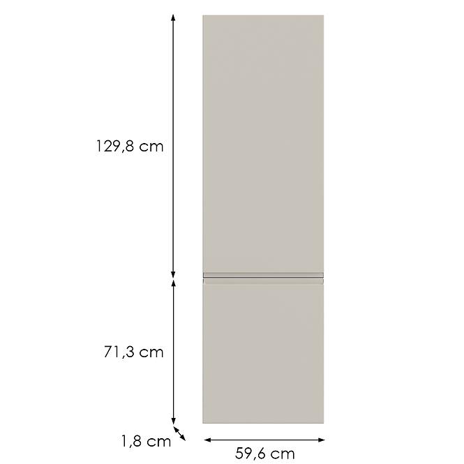 Kuchynská predná časť D60zl P T8 K943 Kašmír Gri