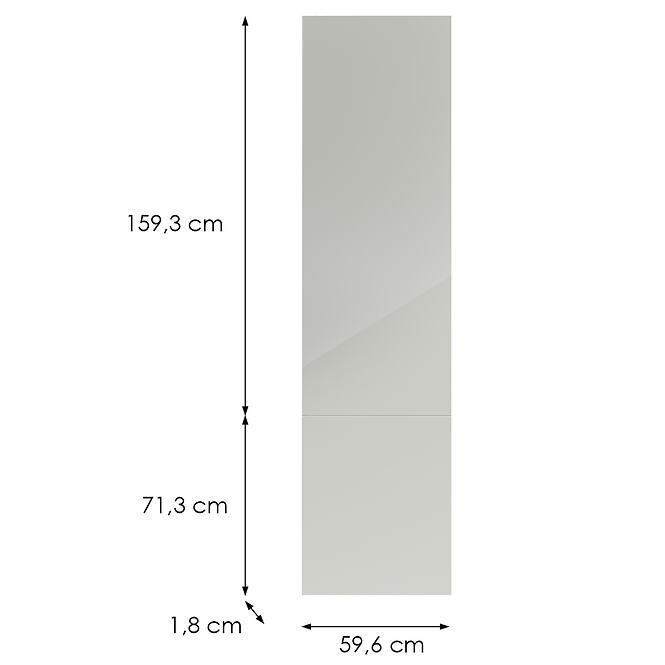 Kuchynská predná časť D60zln(L/P) L9 K900 Bianco Hg Griii,2