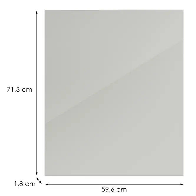 Kuchynská predná časť D60zs L9 K900 Bianco Hg Griii,2