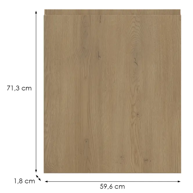 Kuchynská predná časť D60zs  T8 K282 Dub Cremona Grii,2