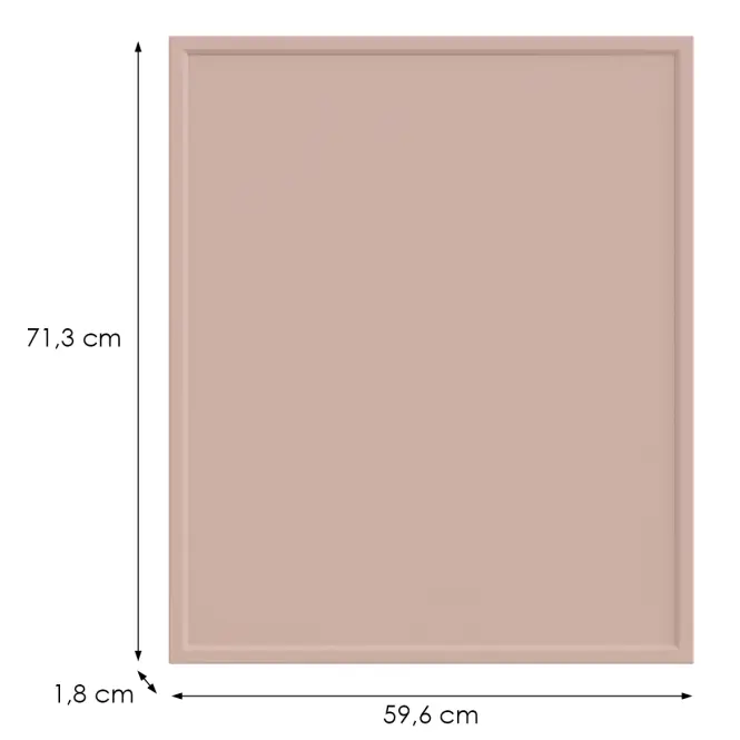 Kuchynská predná časť D60zs O6 K276 Antická ružová Gr Ii,2