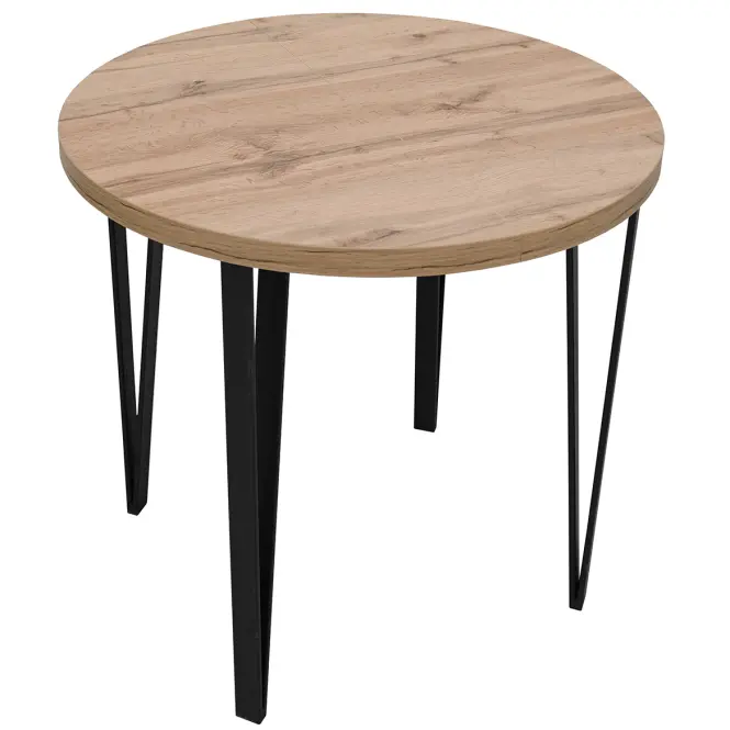 Stôl St-81 80+50cm Wotan/Čierna