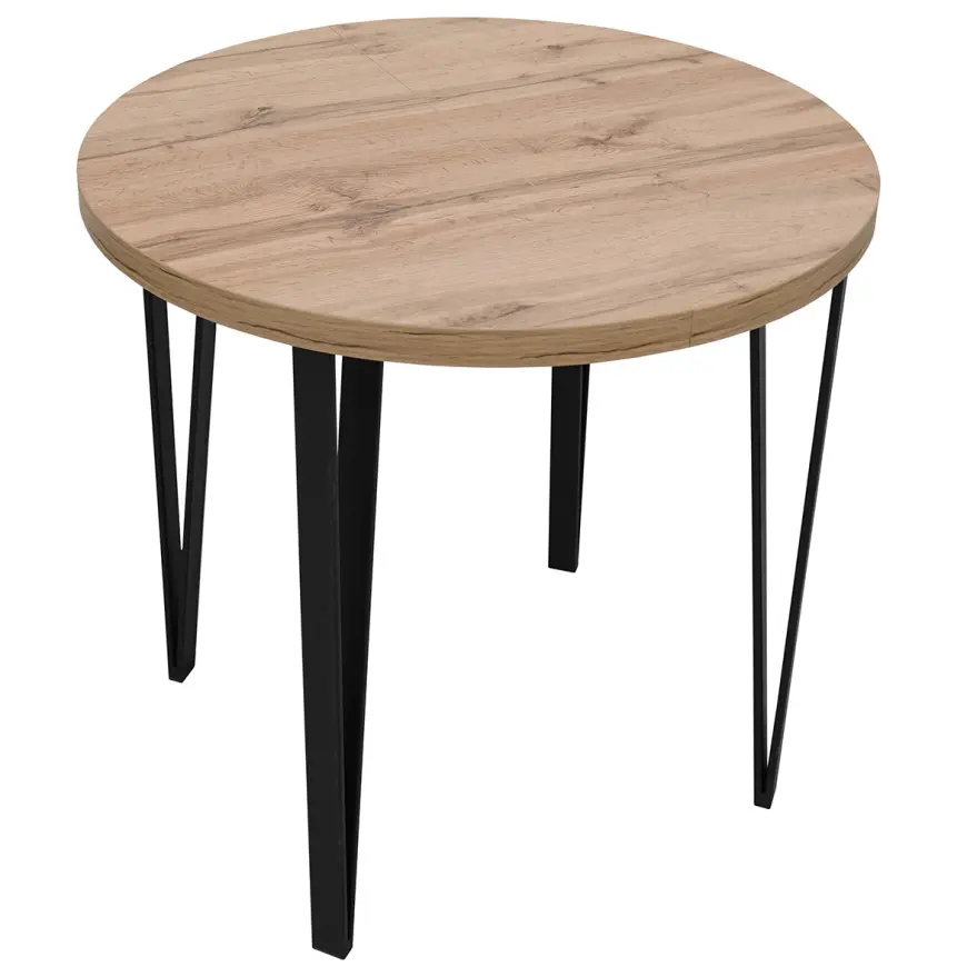 Stôl St-81 80+50cm Wotan/Čierna