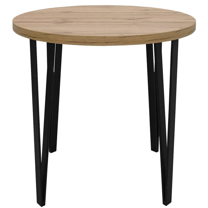 Stôl St-81 80+50cm Wotan/Čierna,3